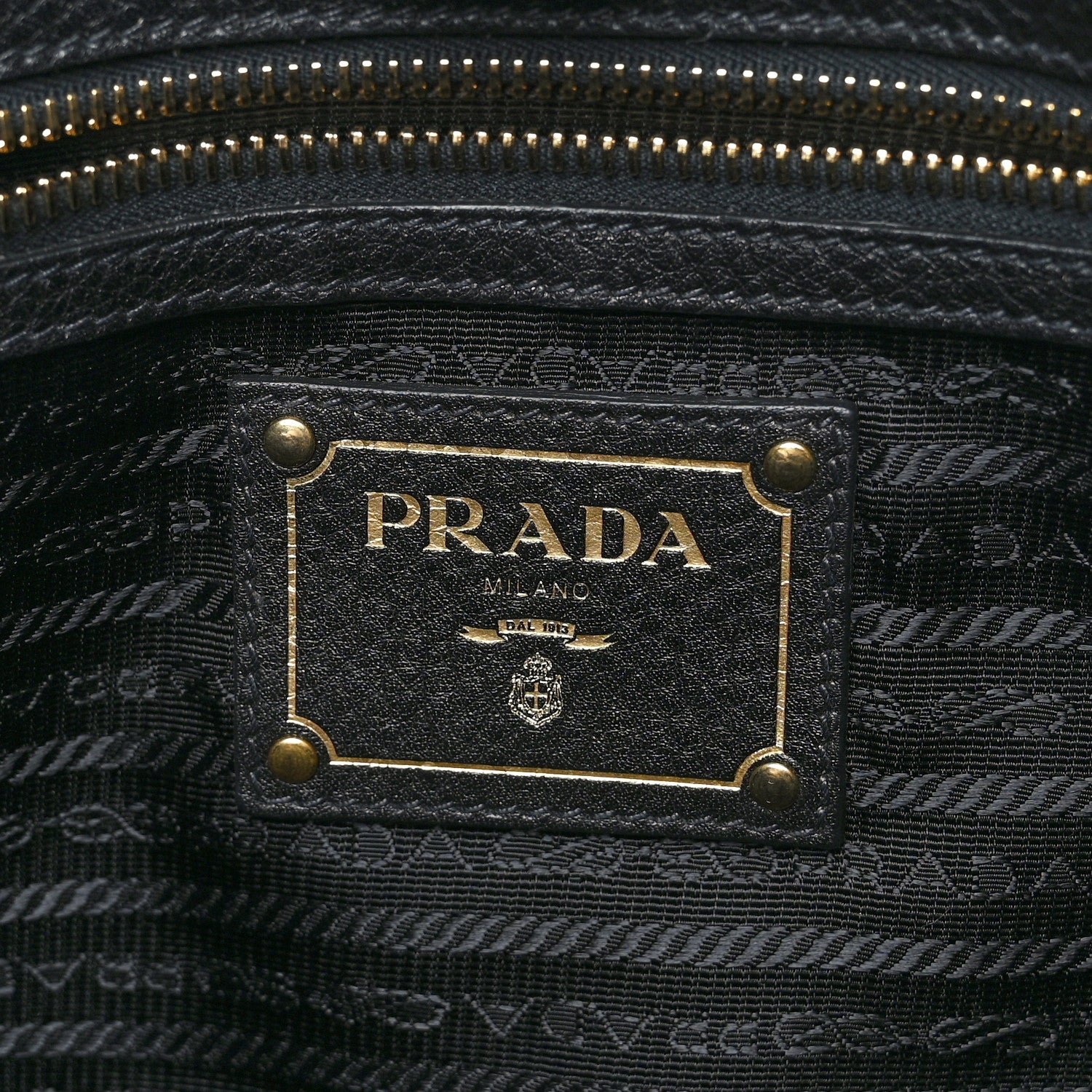 Prada Vitello Daino Shopping Tote Black 6 of 8