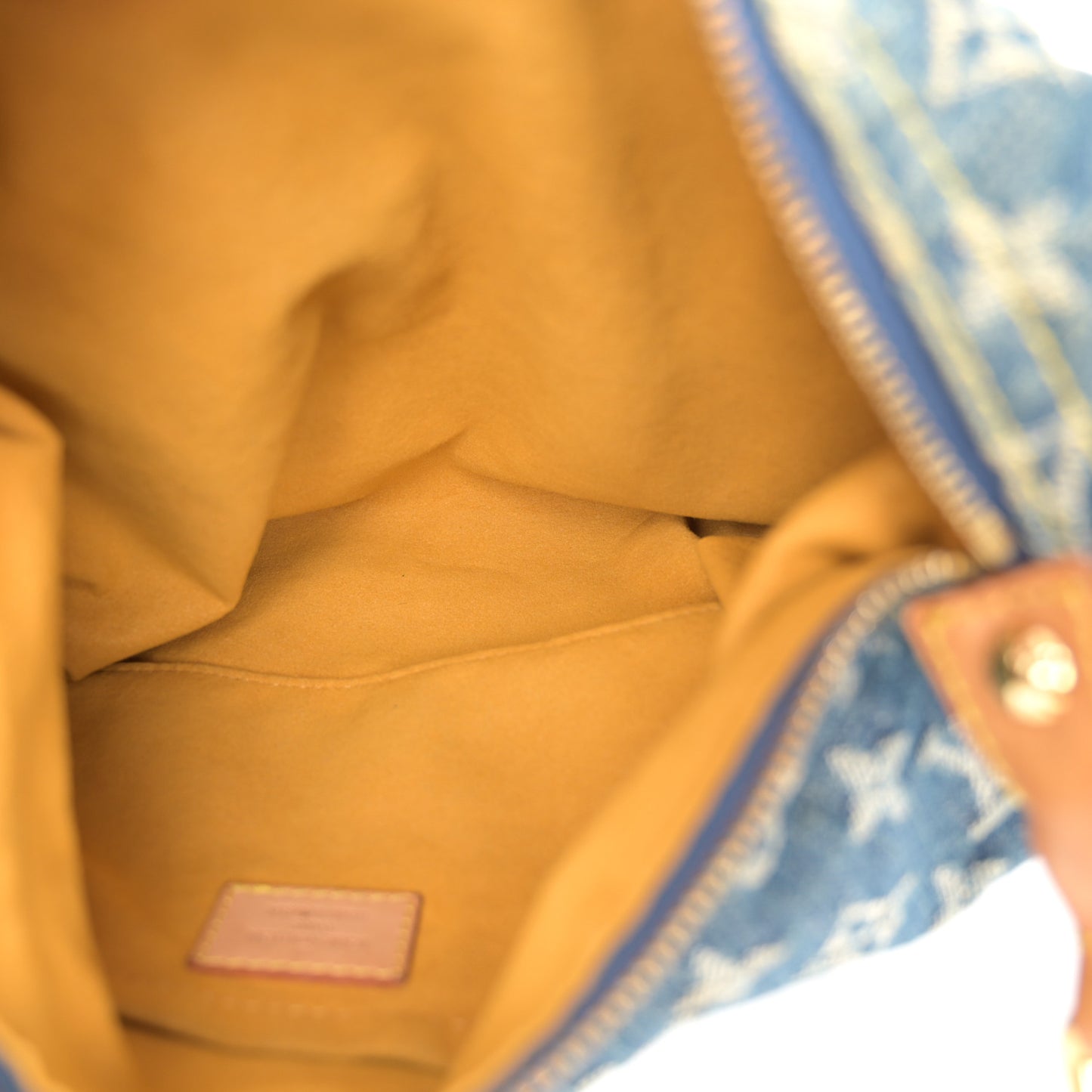 Monogram Denim Baggy PM Blue