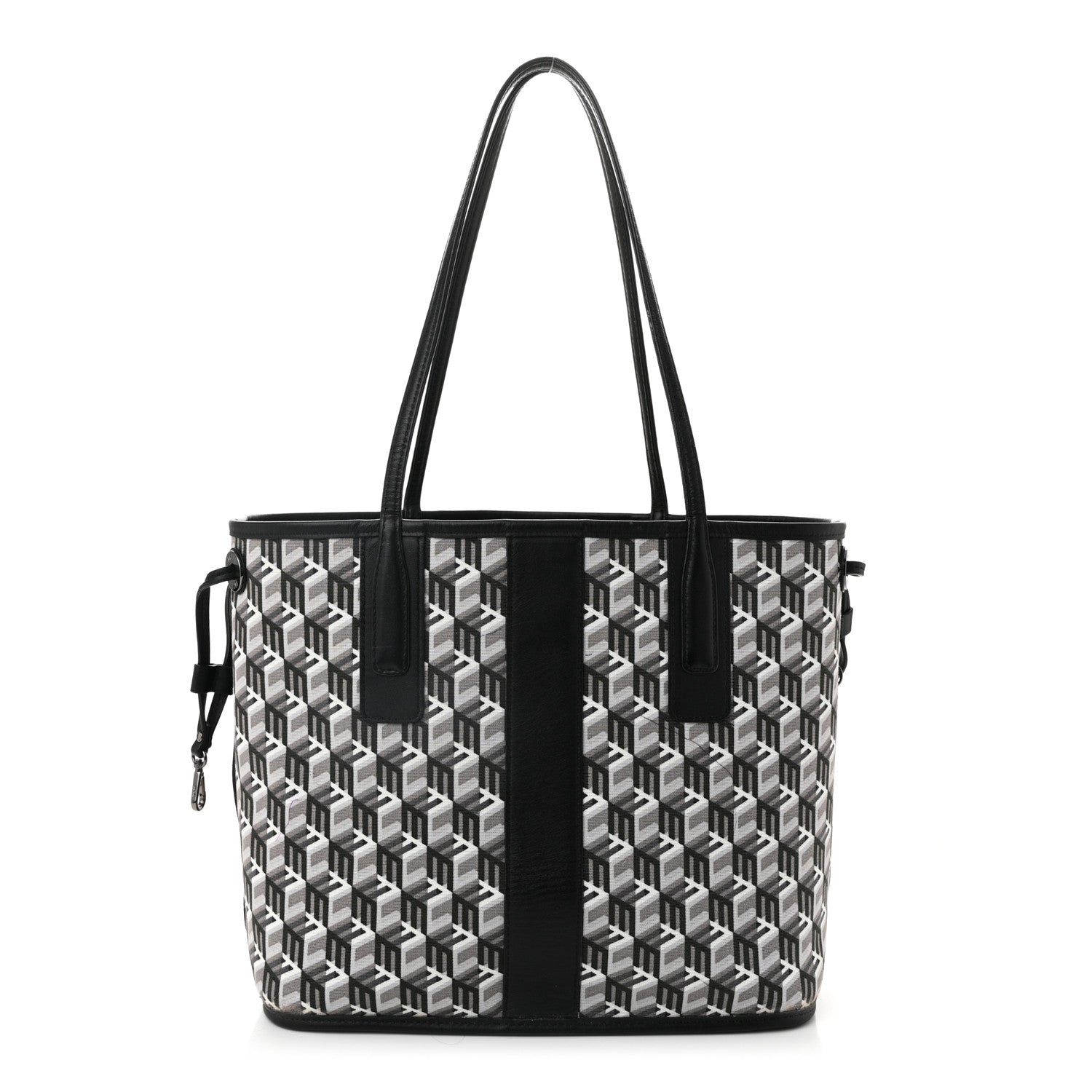MCM Visetos Small Liz Reversible Shopper Tote Black 1 of 17