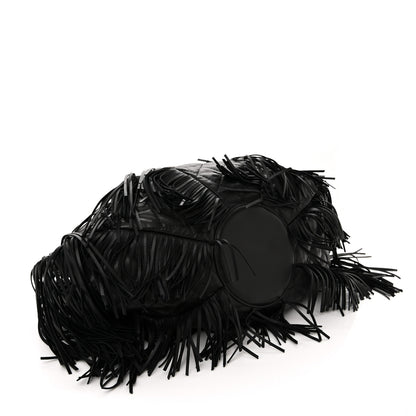 Chanel Lambskin Quilted Western Baluchon Fringe Bag Black 4 of 10