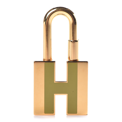 Hermes Lacquer Cadenas Neon Lock Gold Kaki 1 of 5