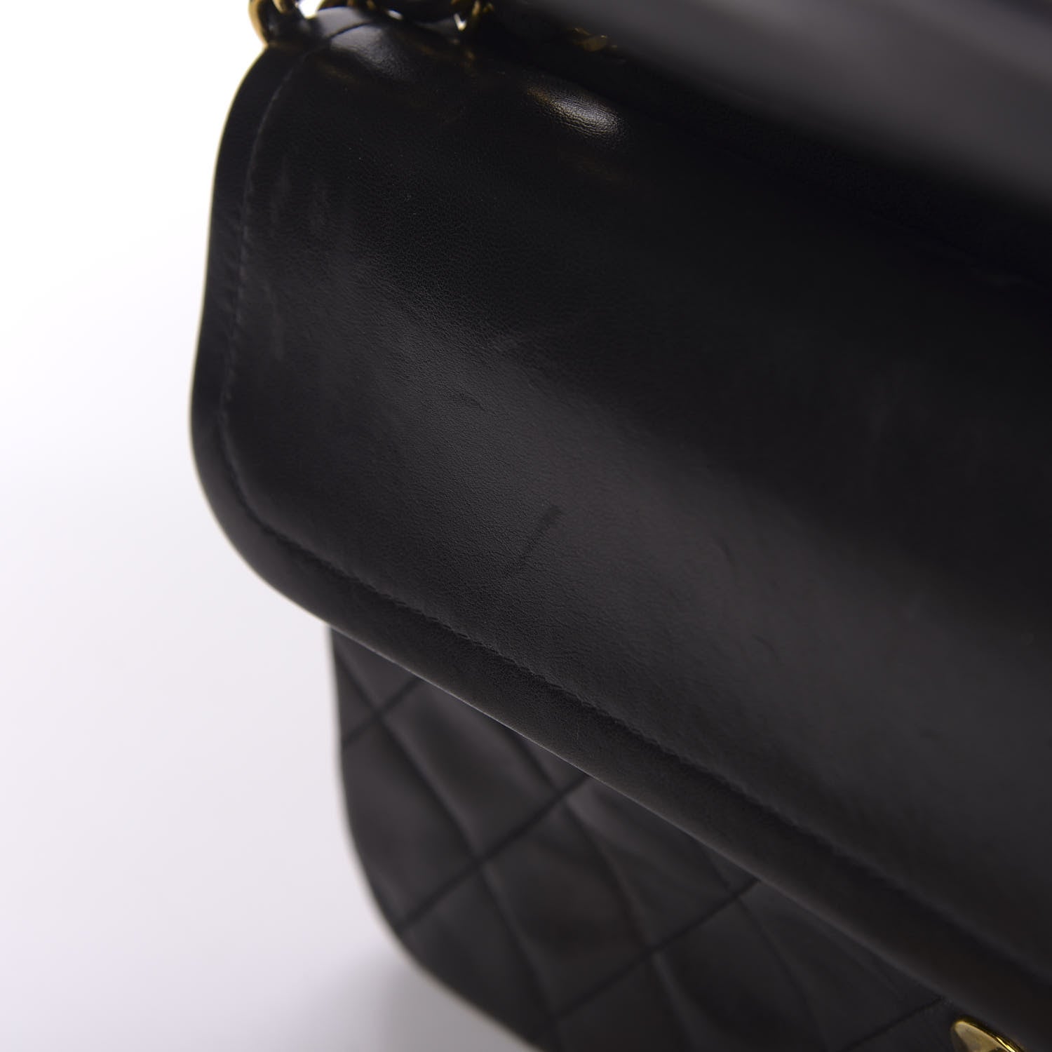 Chanel Lambskin Quilted Medium Double Flap Black 5 of 12