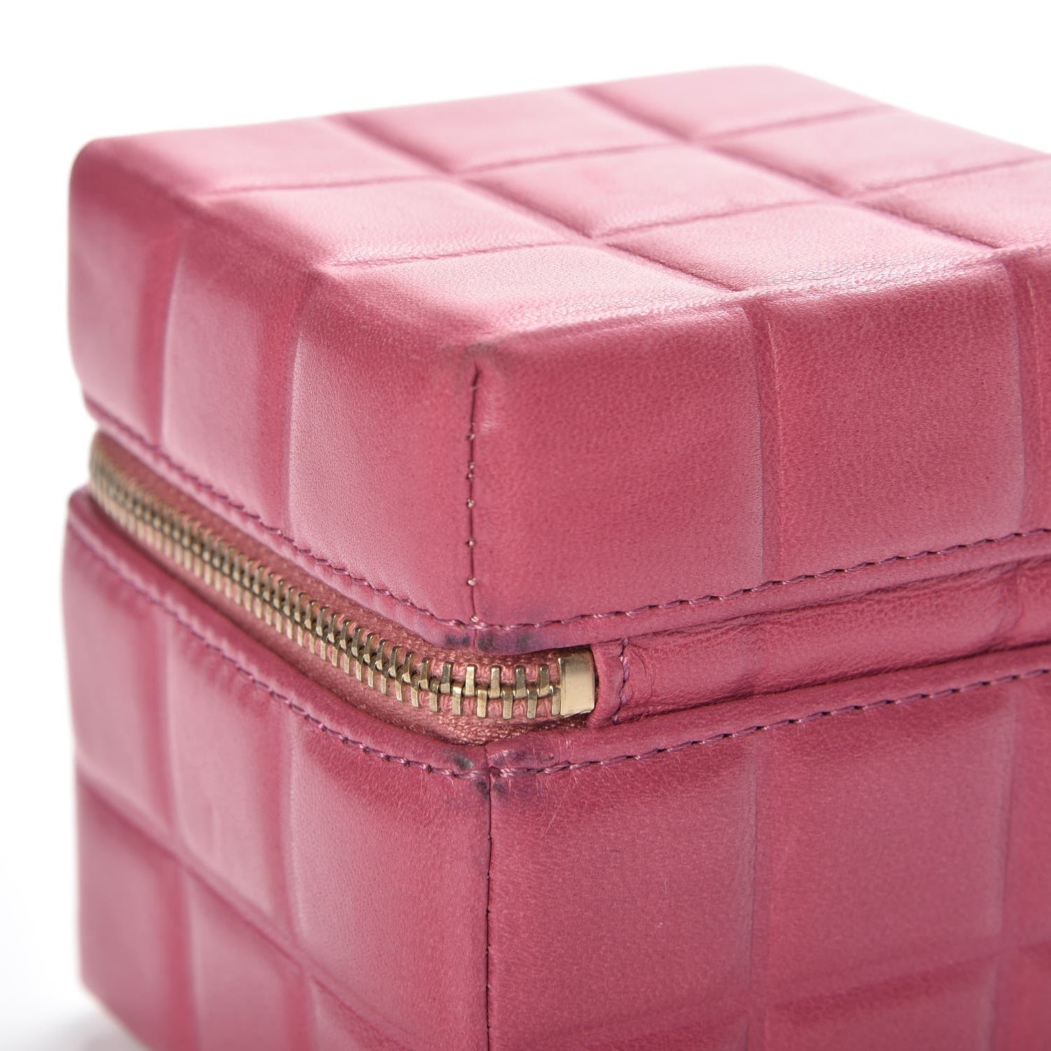 Chanel Lambskin Rubiks Cube Wristlet Pink 4 of 8