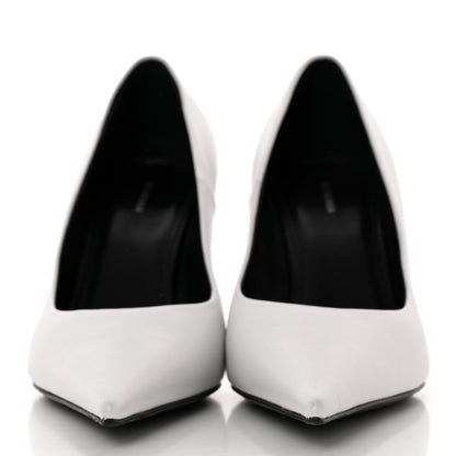 Balenciaga Soft Nappa Square Knife 80mm Pumps 36 White 2 of 17