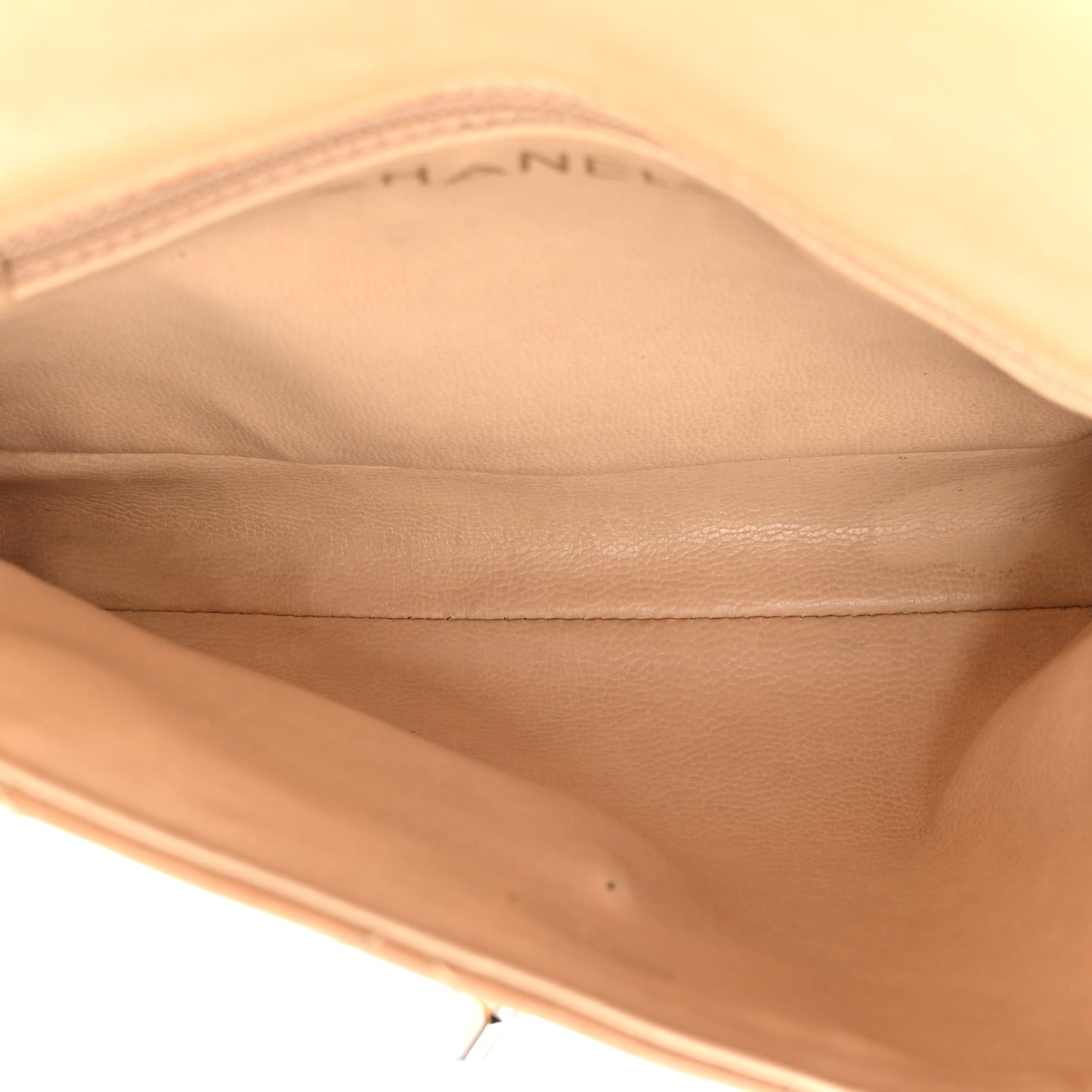 Lambskin Quilted Flap Waist Belt Bag 65 26 Beige