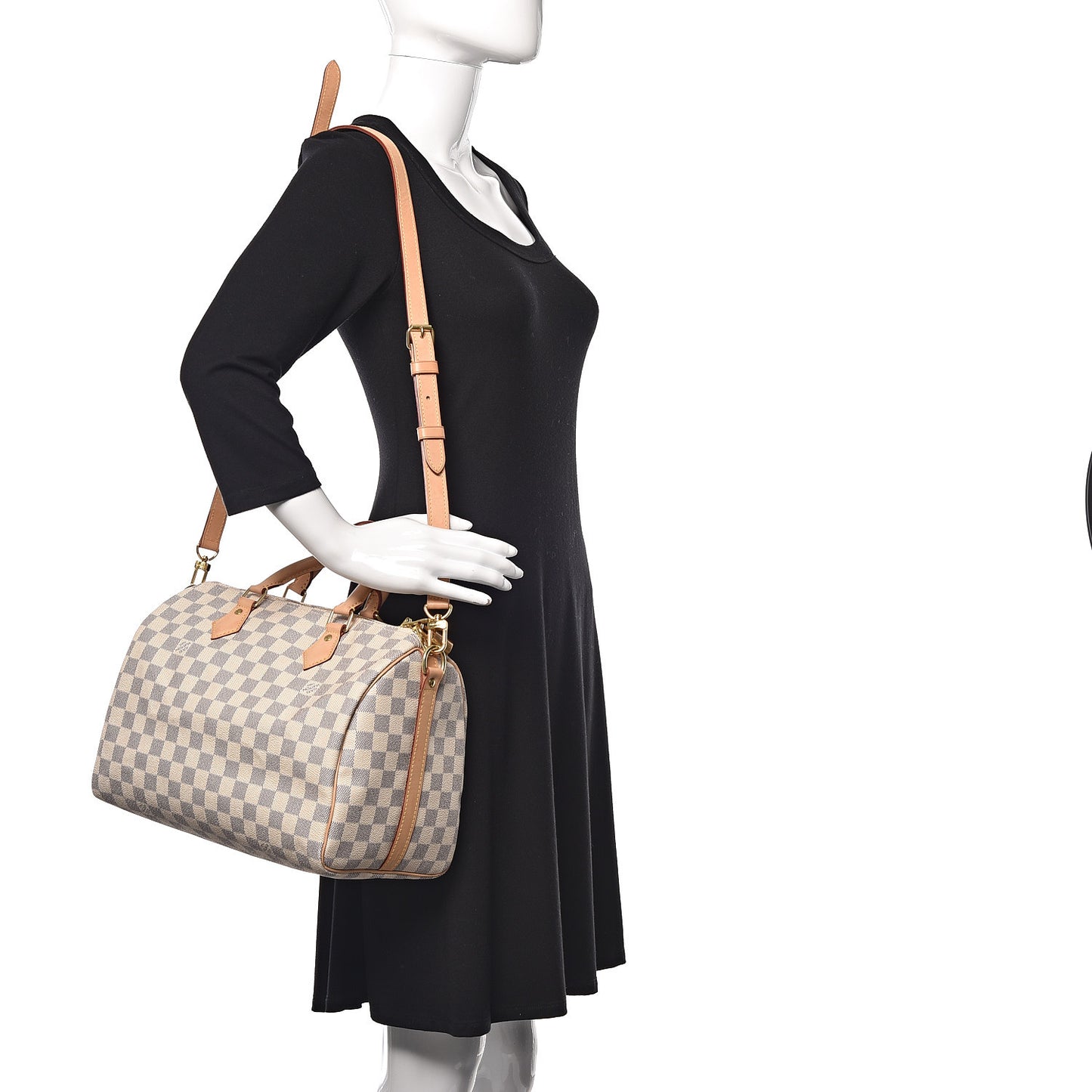 Damier Azur Speedy Bandouliere 30