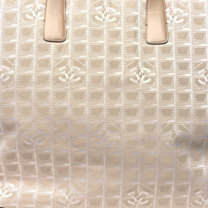 Chanel Nylon Extra Large Travel Tote Beige 8 of 17