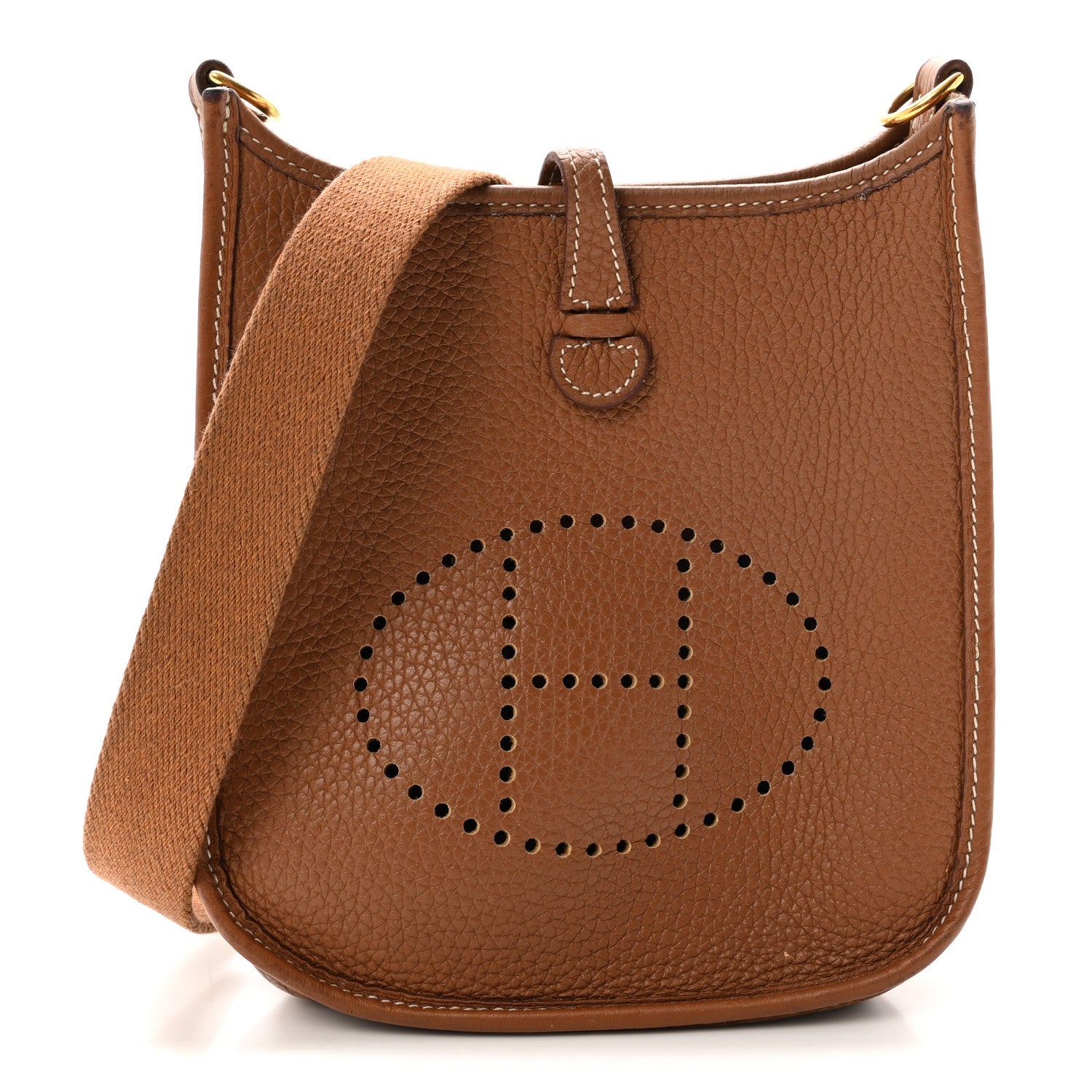 Hermes Taurillon Clemence Evelyne TPM Gold 1 of 10