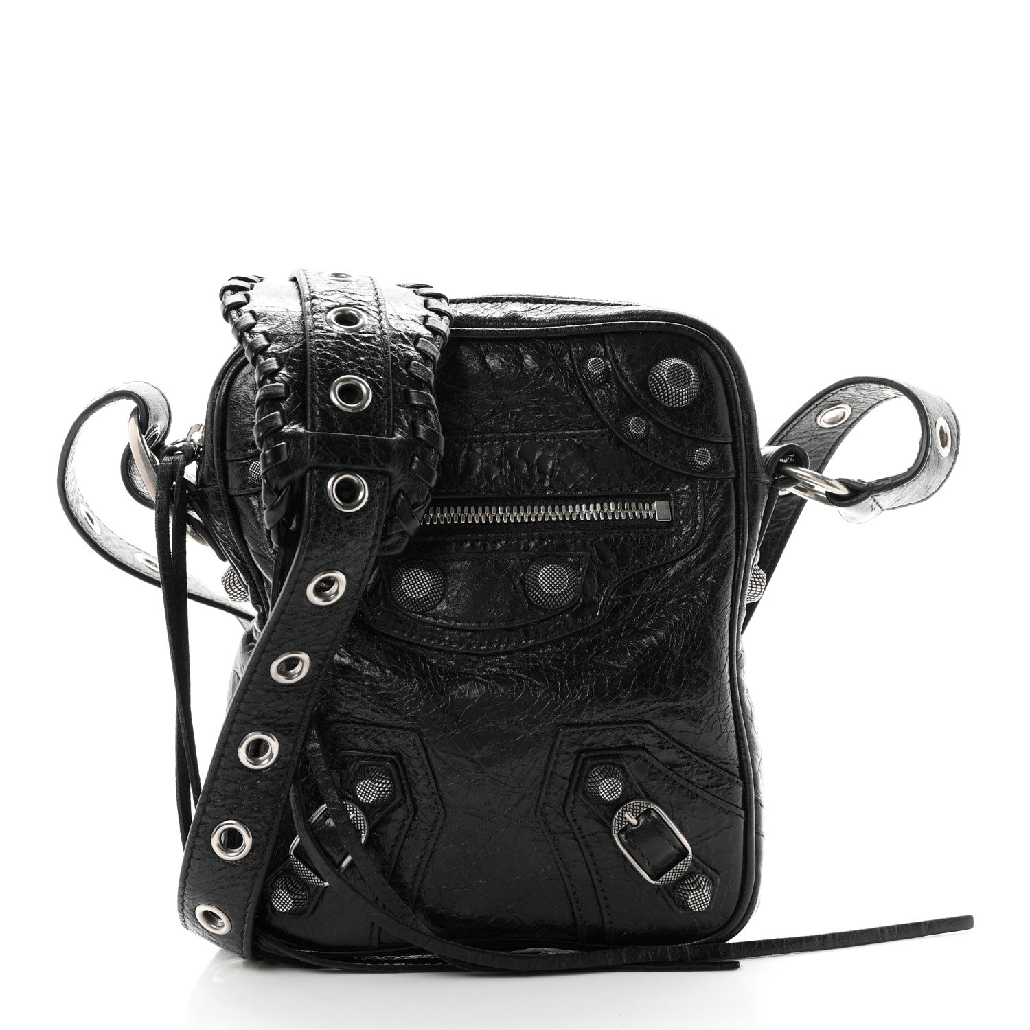 Balenciaga Agneau Arena Le Cagole Crossbody Bag Black 1 of 11