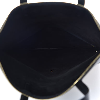 Celine Smooth Calfskin Linen Folded Cabas Black 9 of 13