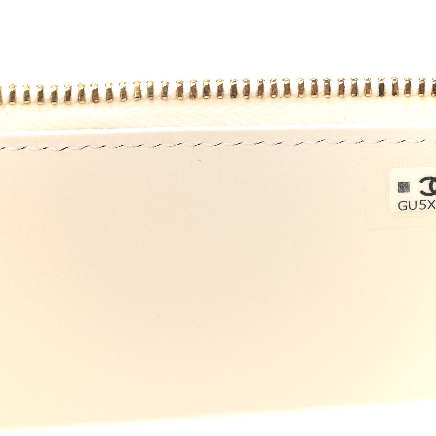 Chanel Caviar Quilted Small Vanity Case With Chain White 7 of 12