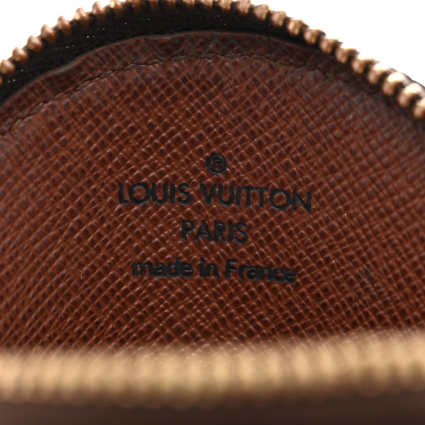 Monogram Round Coin Purse