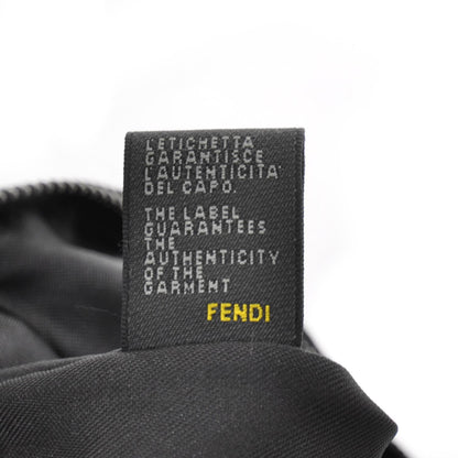 Fendi Canvas Zucchino Pochette Black 7 of 11