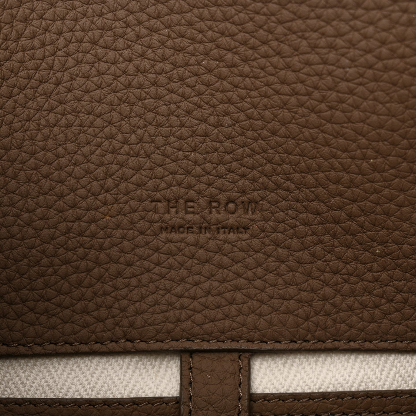 Matte Grained Calfskin Soft Margaux 12 Taupe