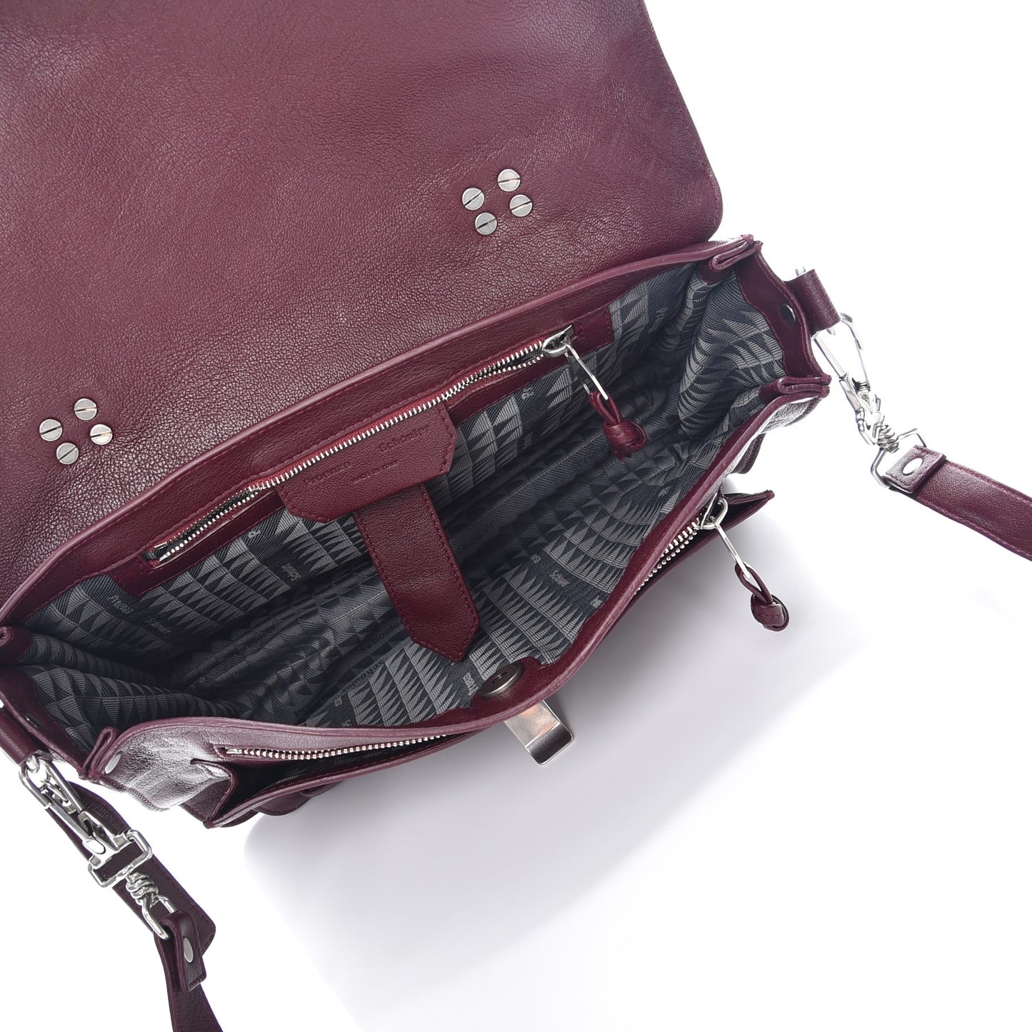 Lambskin Medium PS1 Satchel Oxblood