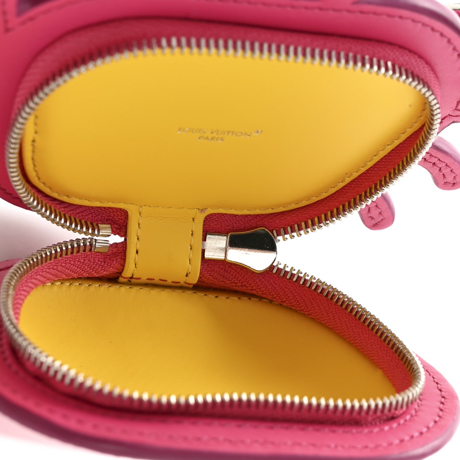 Louis Vuitton Monogram Crab Bag Charm Rose Pondichery 3 of 5