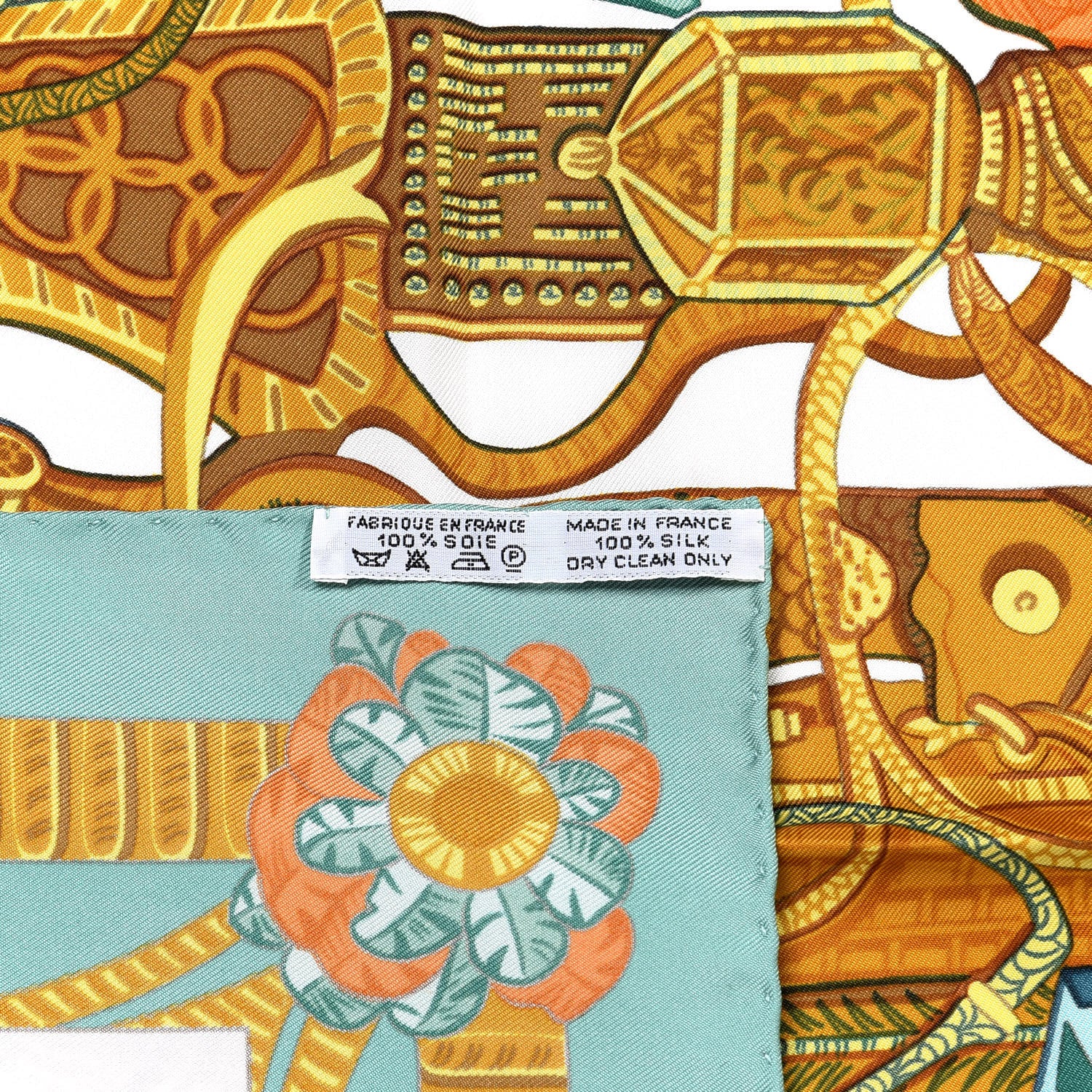 Hermes Silk Armets Panache Scarf 90 5 of 9