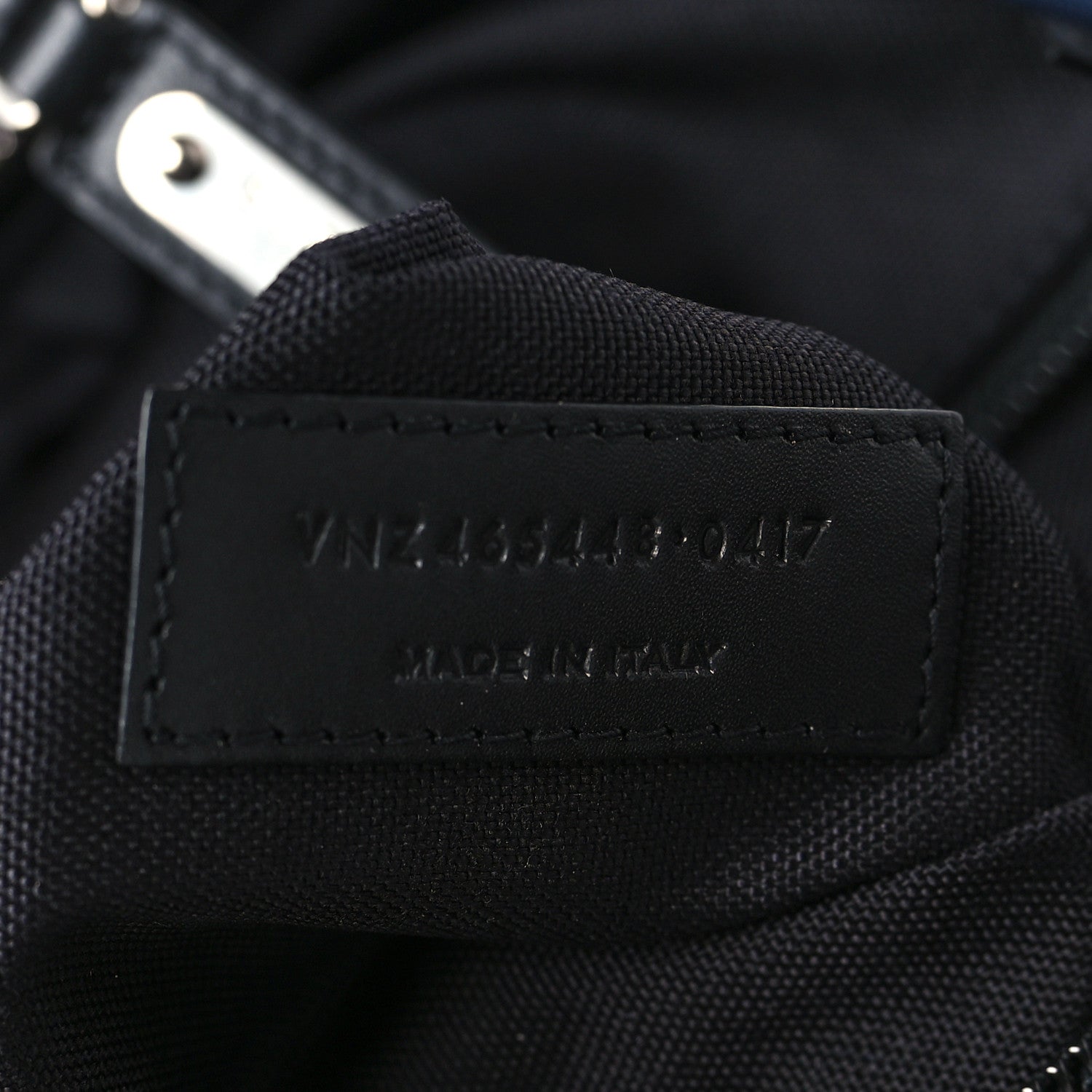 Saint Laurent Canvas City Backpack Navy 7 of 9