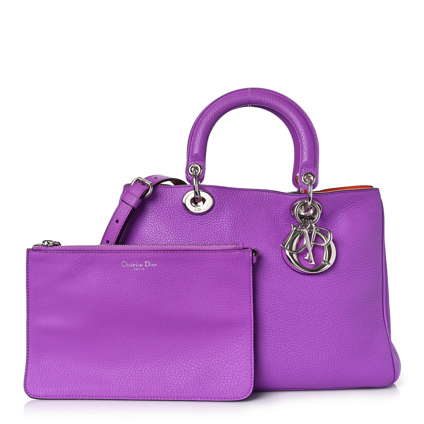Bullcalf Medium Diorissimo Tote Parme