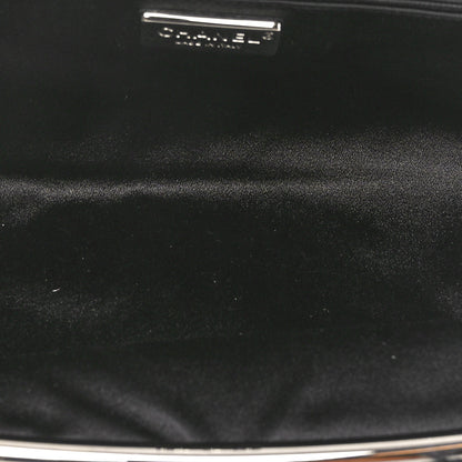 Chanel Tweed Strass Pudong Clutch Black 5 of 10