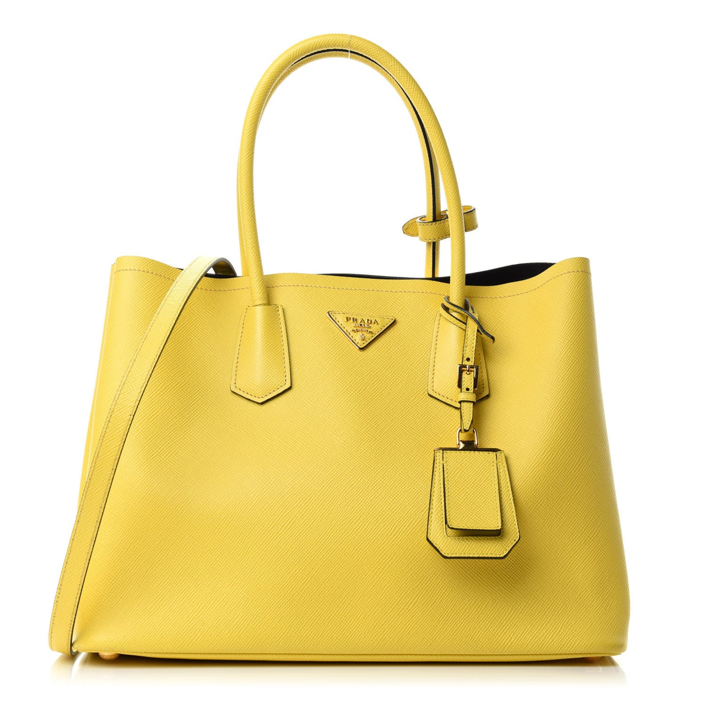 Saffiano Cuir Medium Double Bag Girasole