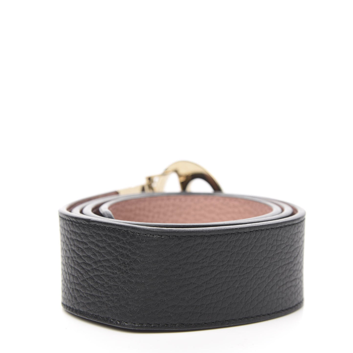 Calfskin 1973 Reversible Belt 90 36 Black Pink