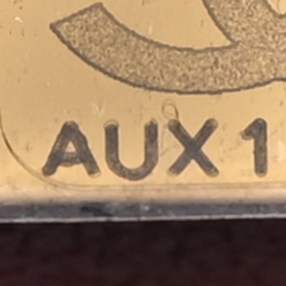 Calfskin Quilted Studded Square Vanity Case Burgundy