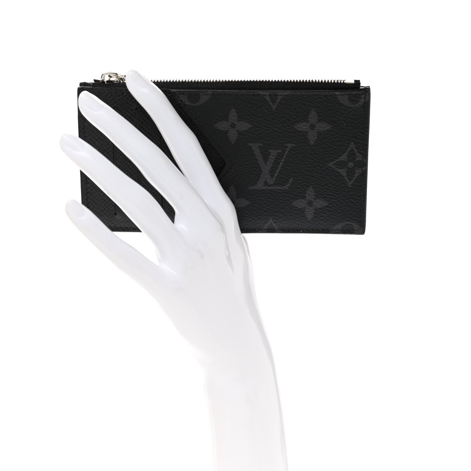 Louis Vuitton Taigarama Coin Card Holder Black 2 of 7