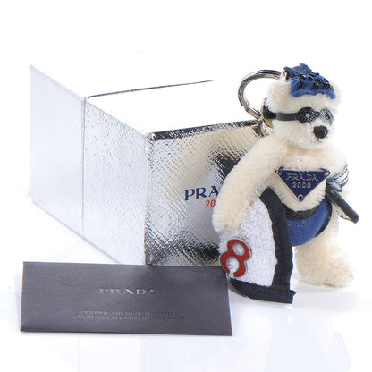 Prada Swimming Teddy Bear Trick Keychain Charm 5 of 5
