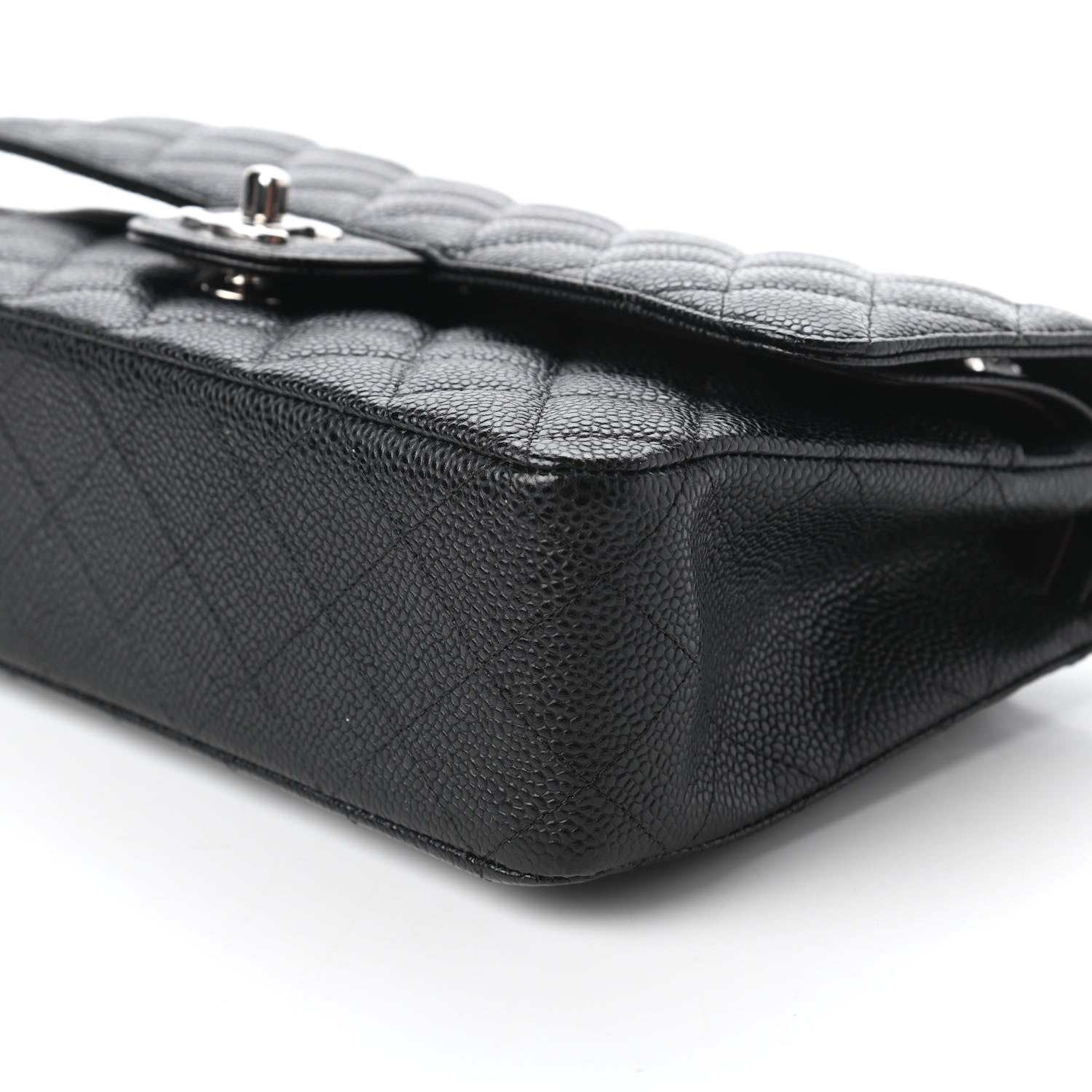 Chanel Caviar Quilted Medium Double Flap Black 7 of 11