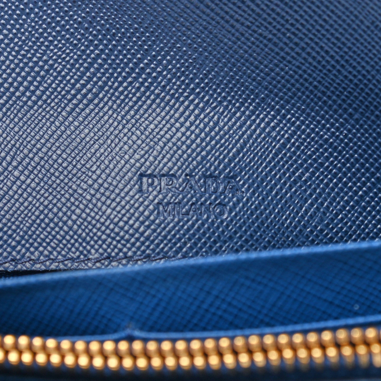 Saffiano Wave Continental Flap Wallet Bluette Azzurro