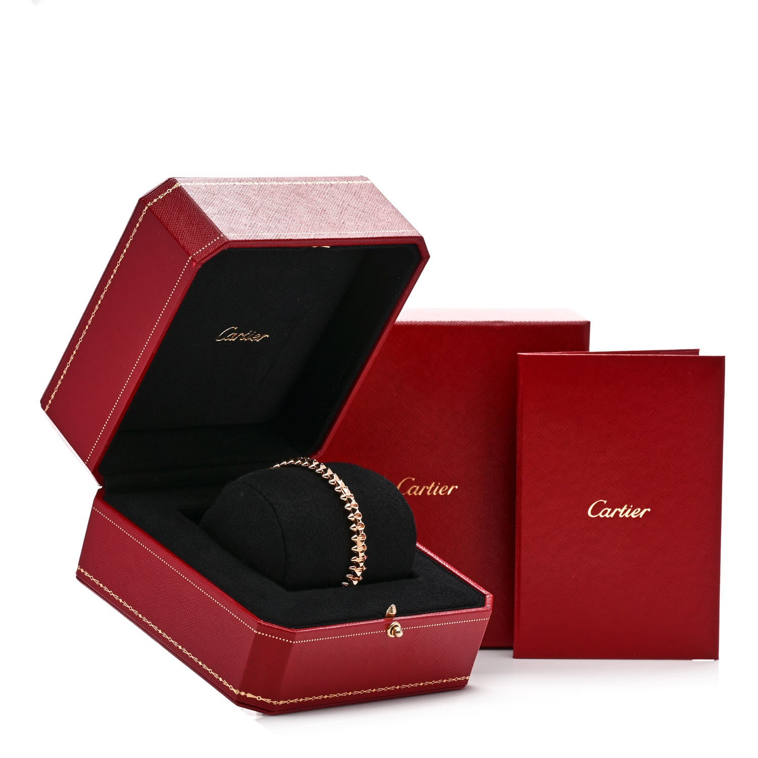Cartier 18K Pink Gold MM Clash De Cartier Flexible Bracelet 21 4 of 4