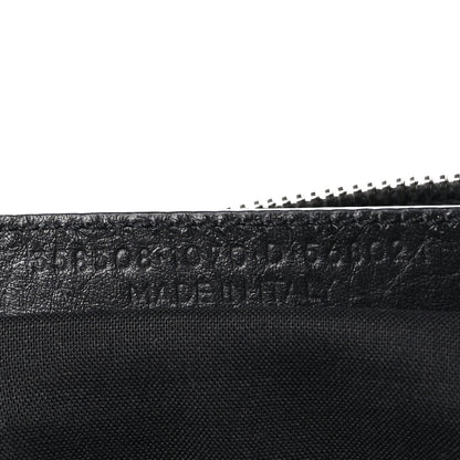 Balenciaga Calfskin Marble Print Document Case Black White 7 of 7