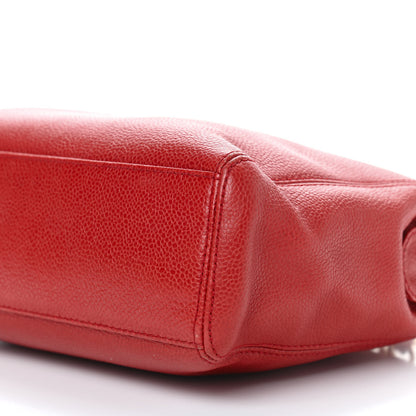 Chanel Caviar Shopper Tote Red 8 of 12