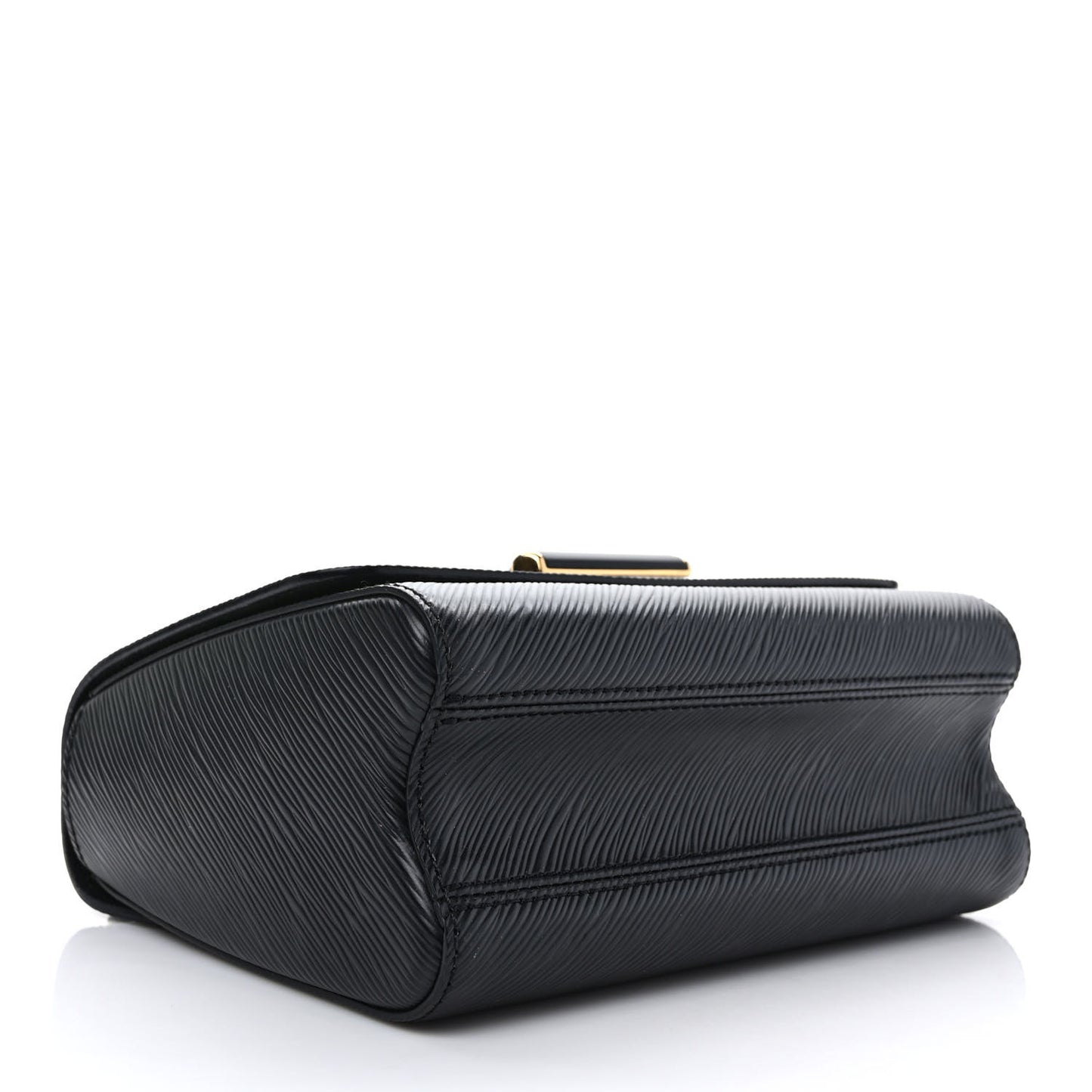 Epi Twist Shoulder Bag MM Matte Black Gold
