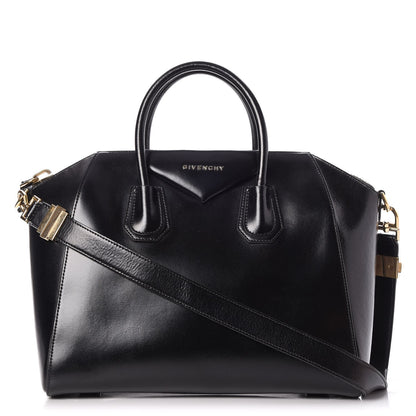 Givenchy Shiny Lord Calfskin Medium Antigona Black 1 of 14
