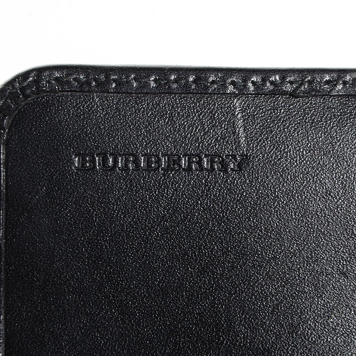 Burberry Beat Check Penrose Perforated Wallet Black 6 of 8