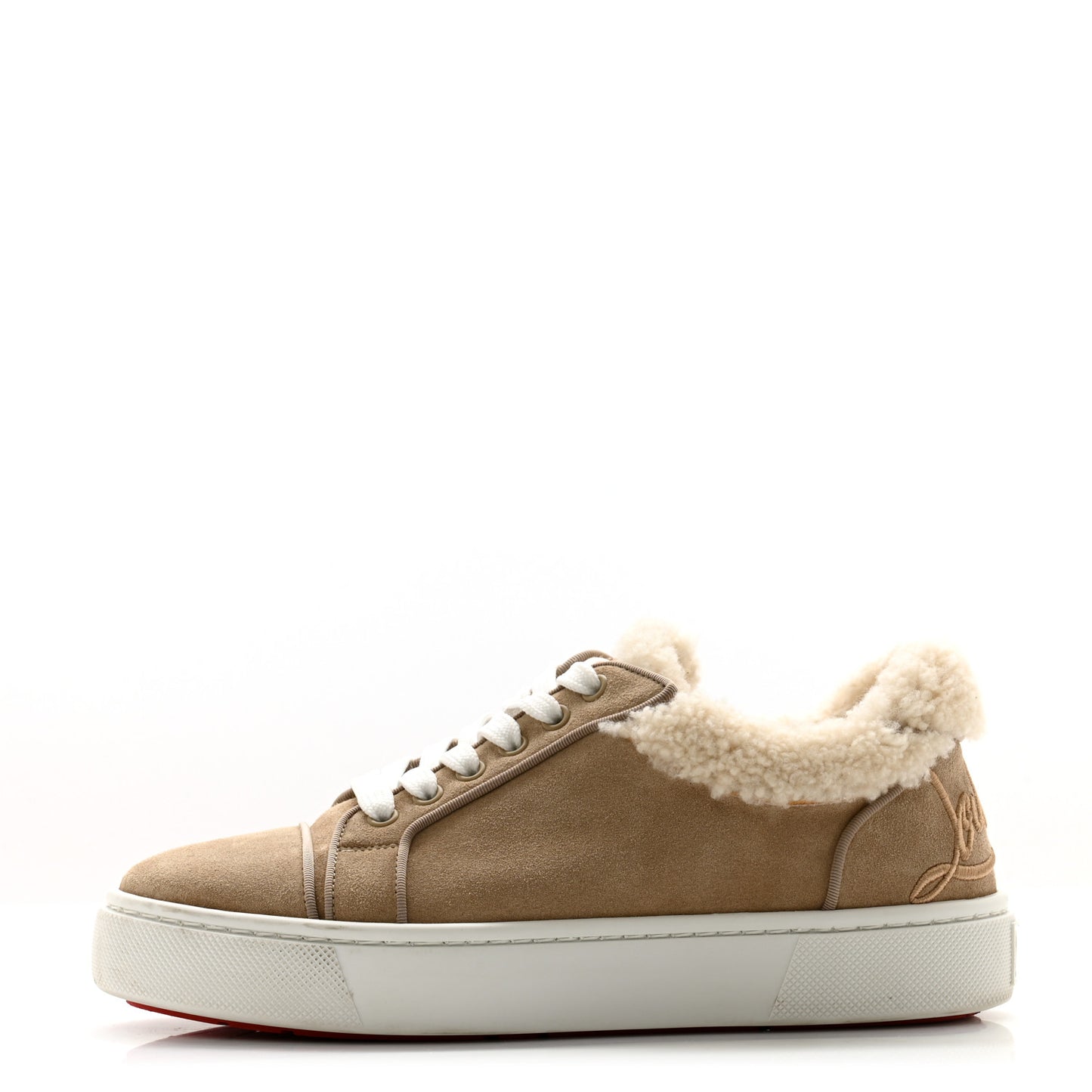 Suede Shearling Fun Vierissima Flat Sneakers 39.5 Atlas
