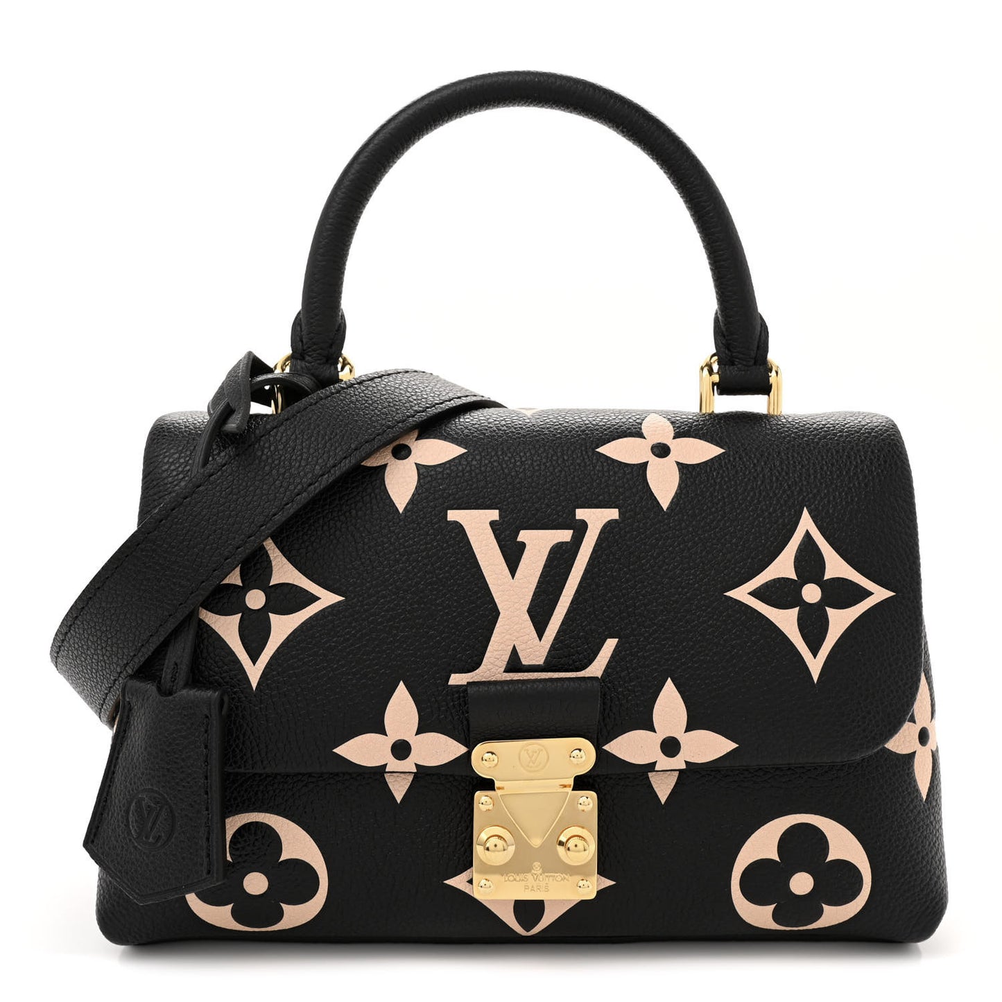 Empreinte Monogram Giant Madeleine BB Black Beige