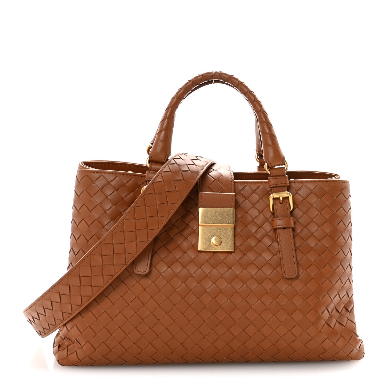 Bottega Veneta Calfskin Intrecciato Small Roma Noce 1 of 10