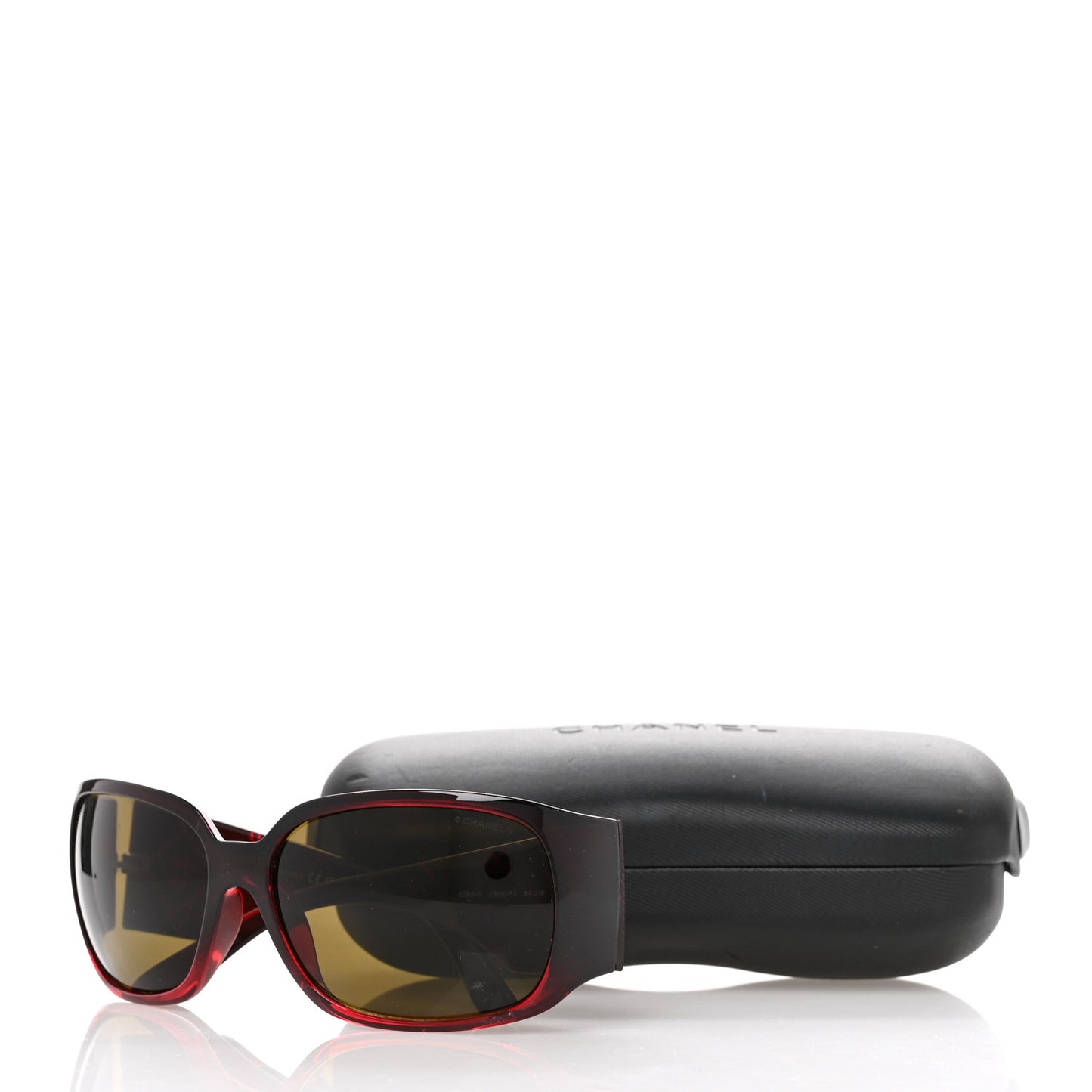 Acetate Crystal CC Sunglasses 5080-B Red