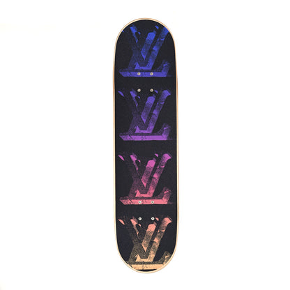 Louis Vuitton Monogram Illusion Wood Skateboard Multicolor 1 of 9