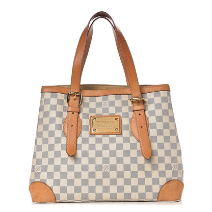Louis Vuitton Damier Azur Hampstead MM 1 of 10