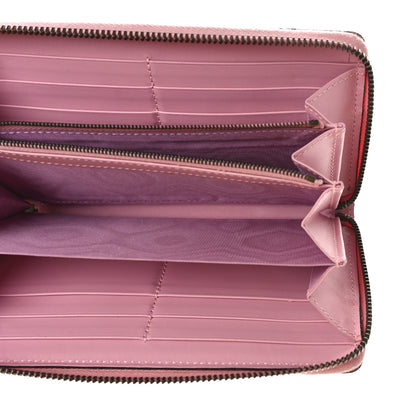 Gucci GG Supreme Monogram Strawberry Zip Around Wallet Light Pink 4 of 7