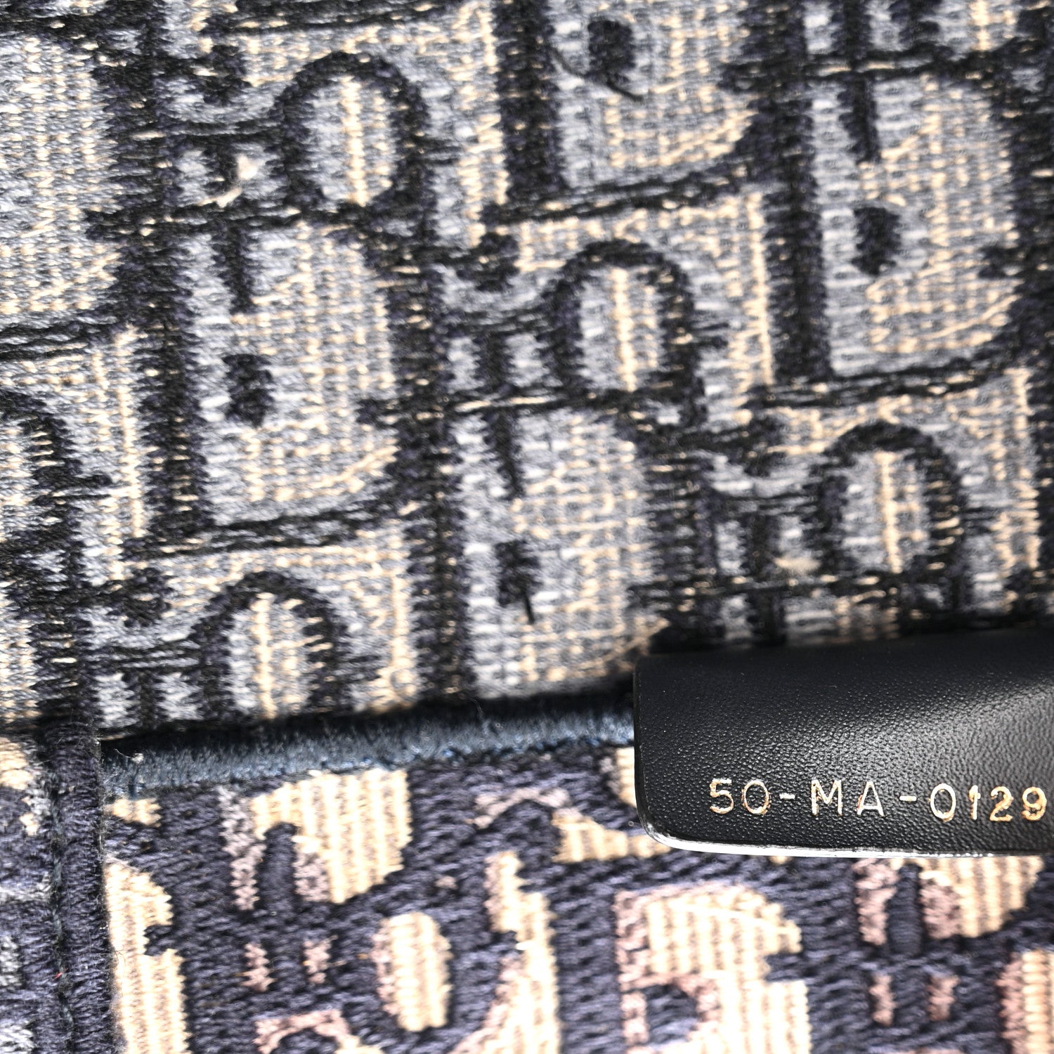Christian Dior Oblique Large Book Tote Blue Multicolor 1866138