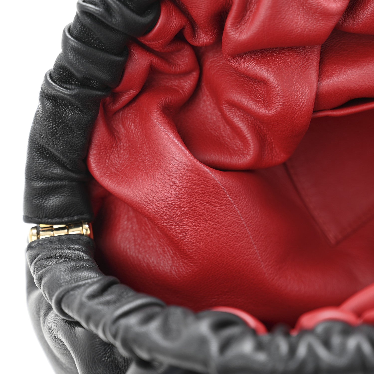 Mansur Gavriel Lambskin Cloud Clutch Black Flamma 11 of 12