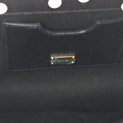 Dolce & Gabbana Dauphine Polka Dot Print Shoulder Bag Black 5 of 9