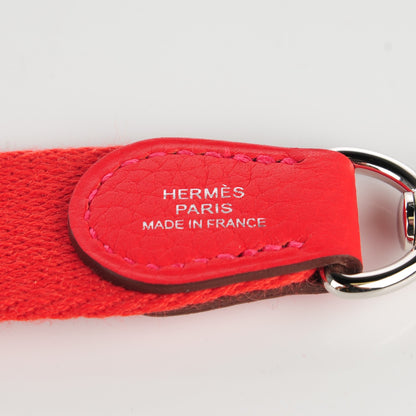 Hermes Taurillon Clemence Evelyne TPM Rouge Tomate 10 of 10