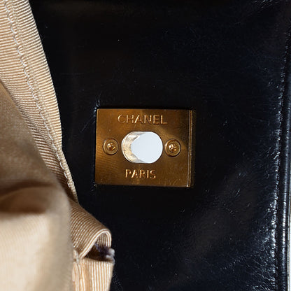 Chanel Calfskin In The Mix Shopping Tote Beige Black 8 of 8