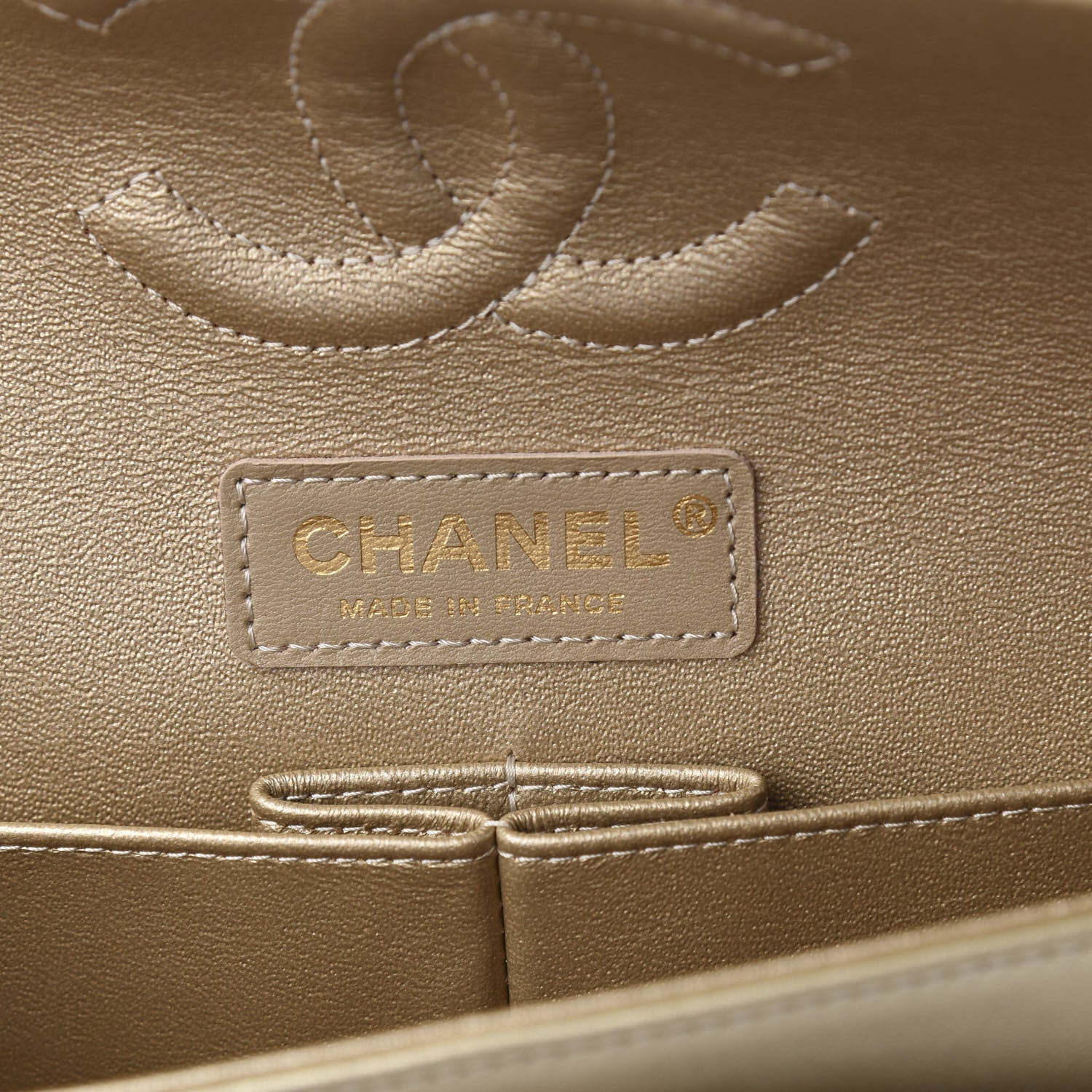 Chanel Nylon Quilted Medium Cat Emoticon Double Flap Navy Gold 7 of 13